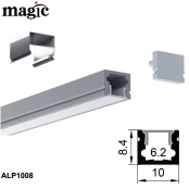 ALP1008 6mm Aluminum profile