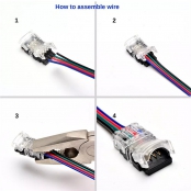 Weldless connector no need stripping wire 